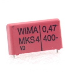 1x Condensateur MSK4 WIMA 0.47uF - 400V 10% 
