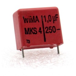 1x Condensateur MSK4 WIMA 1uF - 250V 20% 