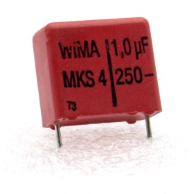 1x Condensateur MSK4 WIMA 1uF - 250V 20% 