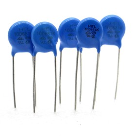 5x Varistance 10D681K - 680v  - 8mm - Hongzhi Elec