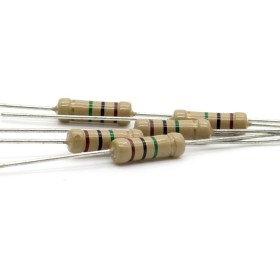 5x Résistance Carbone 2w - 1Mohm - 1M -  5%