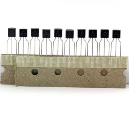 10x Transistor BC556 - BC556B - PNP - TO-92 - Foshan - 38tran028