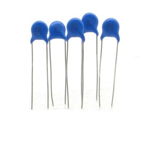 5x Condensateur  222 - 2.2nf - 1kv - 1000v - Dersonic - 123con543