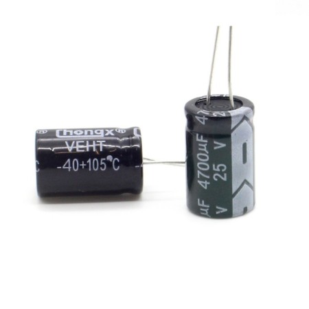 Condensateur 4700uF 25V 16x26mm - Chongx  - 219con443