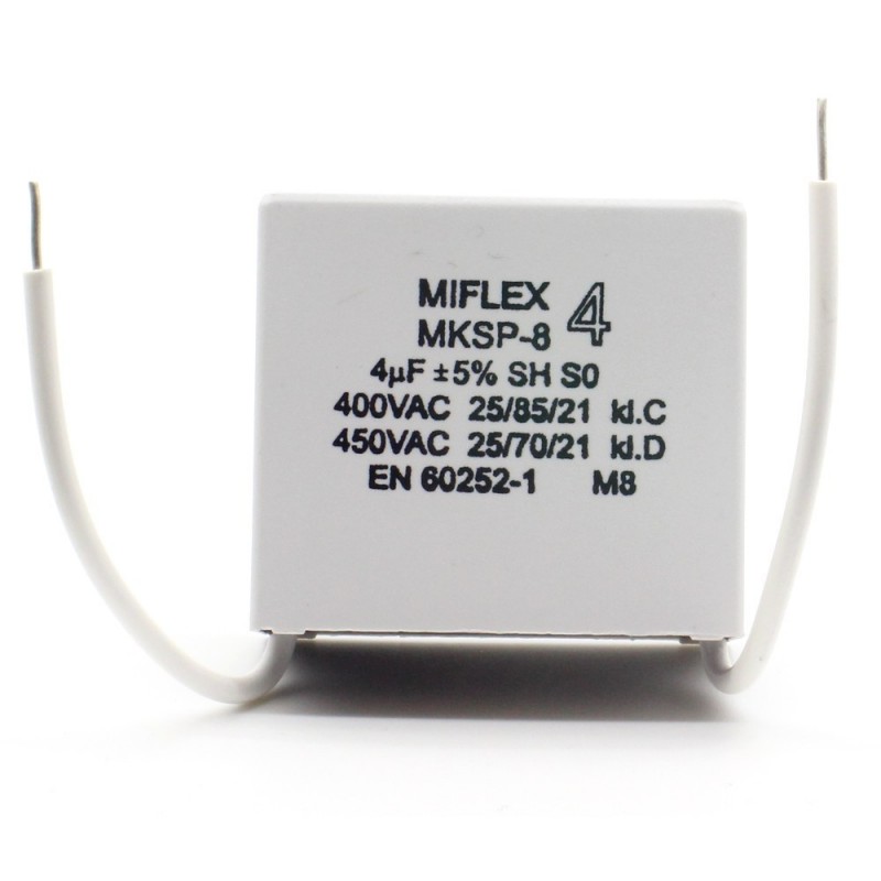 Miflex Condensateur moteur 2.5uf MKSP-8 326con606 Miflex 400v 