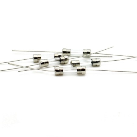 5x Fusibles verre F3.15A 5x20mm Rapide  - 250v - a souder 