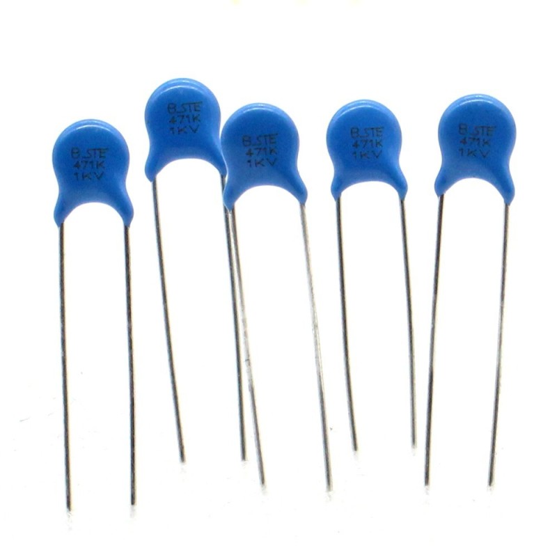 Condensateurs céramique multi-layer-cap cer Y5R 330PF 1KV rad-pack de 5