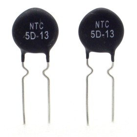 2x Thermistance NTC - 5D-13 - 5ohm - 5A - Hongzhi Elec - 15vari020