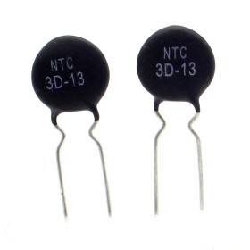 2x Thermistance NTC - 3D-13 - 3ohm - 6A - 7.5mm - RUILON - 347vari046