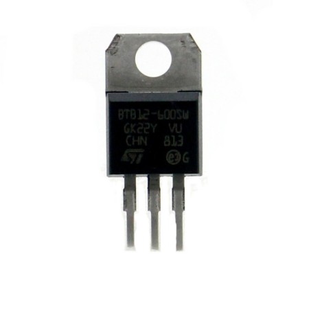 Triac BTB12-600SWRG - BTB12-600 - 600V 12A - TO-220 - ST - 283ic159