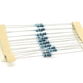 20x Résistances métal ¼W - 0.25w - 1% -  10ohm - Uni-Royal