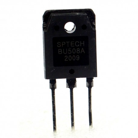 1x Transistor BU508A - NPN 1500v - TO-3PN - SPtech - 279tran076