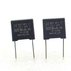 2x Condensateurs MPX MPK X1 104K 100nf P:10mm 440VAC - SRD - 349con653