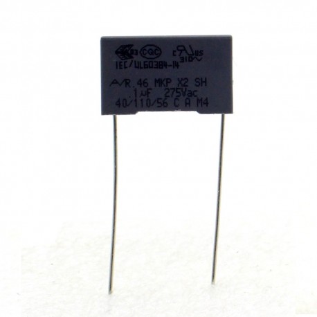 Condensateurs MKP X2 - 0.1uf 100nf P:15mm 275VAC - Kemet 