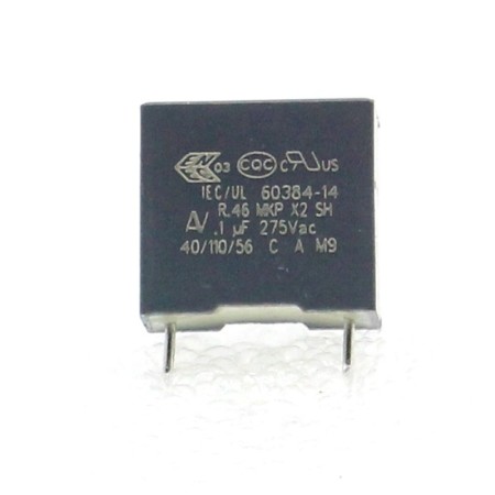 Condensateurs MKP X2 - 0.1uf - 100nf  P:10mm 275VAC - Kemet