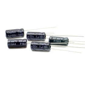 5x Condensateur 1uf 50V 5x11mm - P: 2 - Capxon -353con673