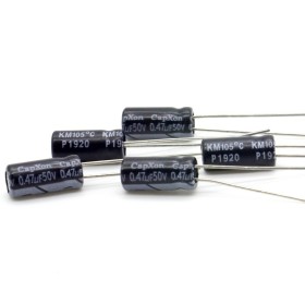 5x Condensateur chimique 470nf 50V 5x11mm - P: 2mm - Capxon