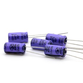 5x Condensateur chimique 2.2uf  250V 6.3x12mm P:2.5mm - Yunxing