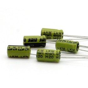 5x Condensateur Chimique 2.2uf 25V - 5x9mm P:2mm Ymin 358con713