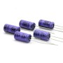 5x Condensateur chimique 4.7uf 250V 6.3x12mm P:2.5mm Yunxing 