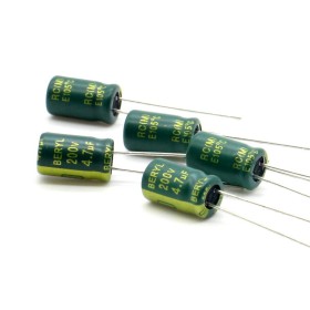 5x Condensateur Chimique 4.7uf 200V 6.3x11mm P:2.5mm BERYL