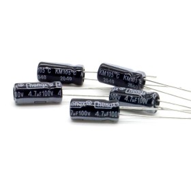 5x Condensateur Chimique 4.7uf 100v 5x11mm P: 2mm Chengxing - 364con753