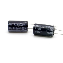 2x Condensateur 6.8uf 400v - 8x14mm - P: 3.5mm - Capxon - 365con759