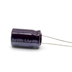 Condensateur électrolytique 6.8uf 400v 10x16mm - P: 5mm - Lelon - 365con760