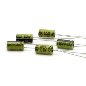 5x Condensateur Chimique 5.6uf - 50V - 5x9mm P:2mm - Ymin