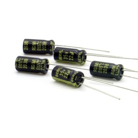 5x Condensateur Chimique 22uf - 35V - 5x11mm P:2mm BERYL