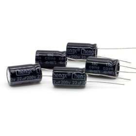 5x Condensateur Chimique 22uf - 100V 10x17mm P: 5mm Chengxing