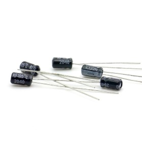 5x Condensateur chimique 4.7uF - 25V - 3x5mm - pas : 1.5mm - Chengxing