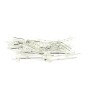 20x Led cristal jaune 3mm 250 à 400mcd - 2v à 2.4v  - Everlight Elec 