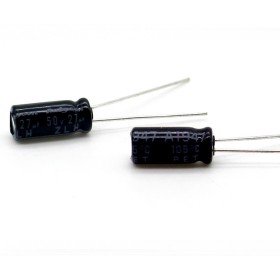 2x Condensateur Chimique 27uf 50V 5x11mm P: 2mm Rubycon