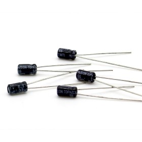 5x Condensateur chimique 33uf - 6.3V - 3x5mm P:2mm Topaz - 372con808