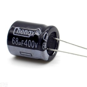 Condensateur 68uf - 400V - 18x20mm - P: 7.5mm - Chengxing