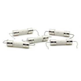 5x Fusible ceramique  T1A - 250v - 5x20mm a souder lent  - Littelfuse