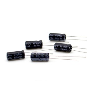 5x Condensateur 100uf - 16V - 5x11mm - P: 2mm - Capxon - 381con864