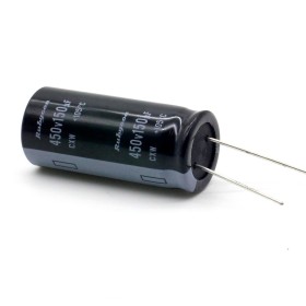 Condensateur 150uf - 450V - 18x40mm - P: 7.5mm - Rubycon