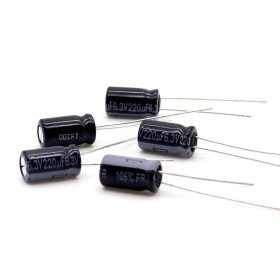 5x Condensateur 220uF 35V 8x12mm - Chengxing - 235con528