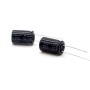 2x Condensateur 220uf - 50V - 10x16mm - P: 5mm - Rubycon