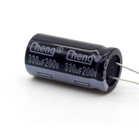 Condensateur 330uf - 200V - 18x36mm - P:7.5mm -  Chengxing