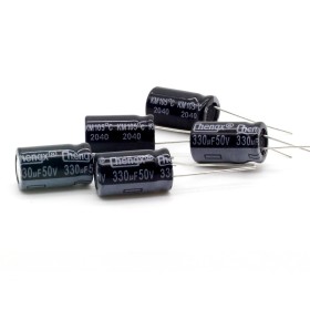 5x Condensateur 330uf - 50V - 10x17mm - P: 5mm - Chengxing - 395con948