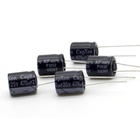 5x Condensateur 220uF 35V 8x12mm - Chengxing - 235con528
