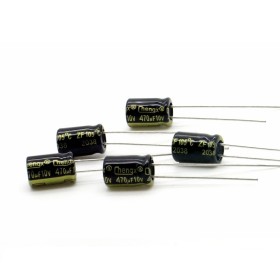 5x Condensateur 470uf - 10V - 6.3x9mm - P: 2.5mm - Chengxing - 401con982