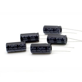 5x Condensateur 470uf - 50V - 10x20mm - P:5mm - Capxon