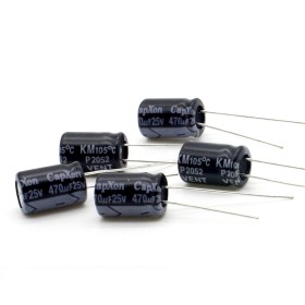 5x Condensateur 220uF 35V 8x12mm - Chengxing - 235con528