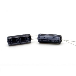 2x Condensateur 470uf - 35v - 8x20mm - P: 3.5mm Panasonic - 403con998
