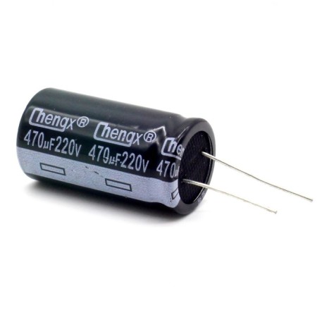 Condensateur 470uf 220v - 22x40mm P:10mm - Chengxing - 406con1036