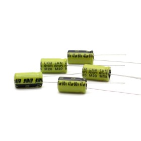 5x Condensateur Chimique 47uf - 80V - 6.3x11mm P:2.5mm - Ymin